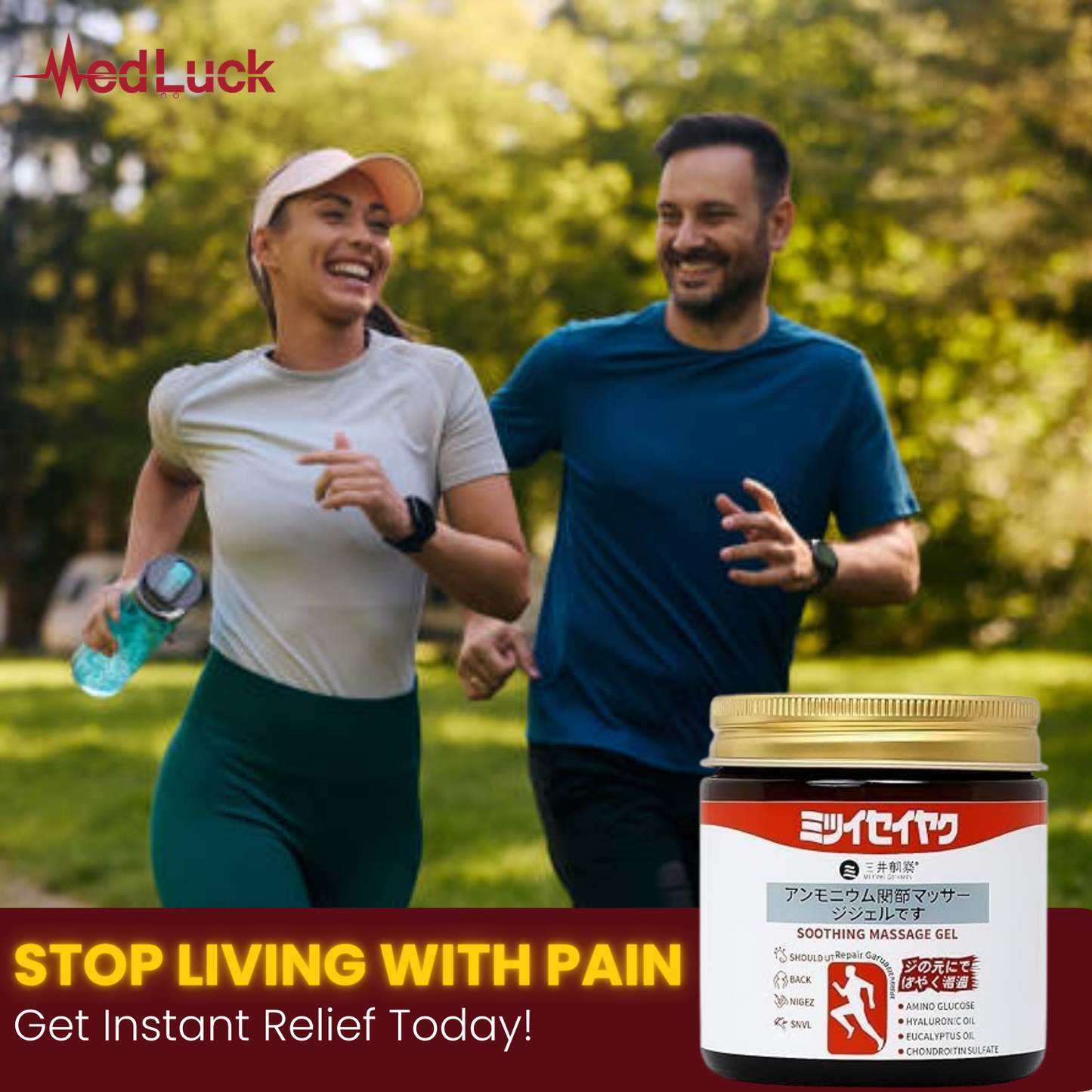 Medluck's Japanese Formula Soothing Massage Gel for Joint & Muscle