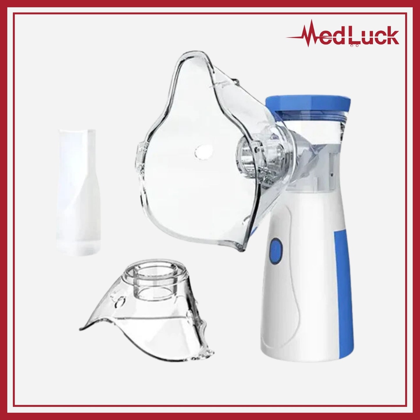 Medluck Portable Silent Nebulizer for Adults & Kids – Buy Nebulizer Online in Pakistan | Mini Steam Inhaler for Asthma & Respiratory Care