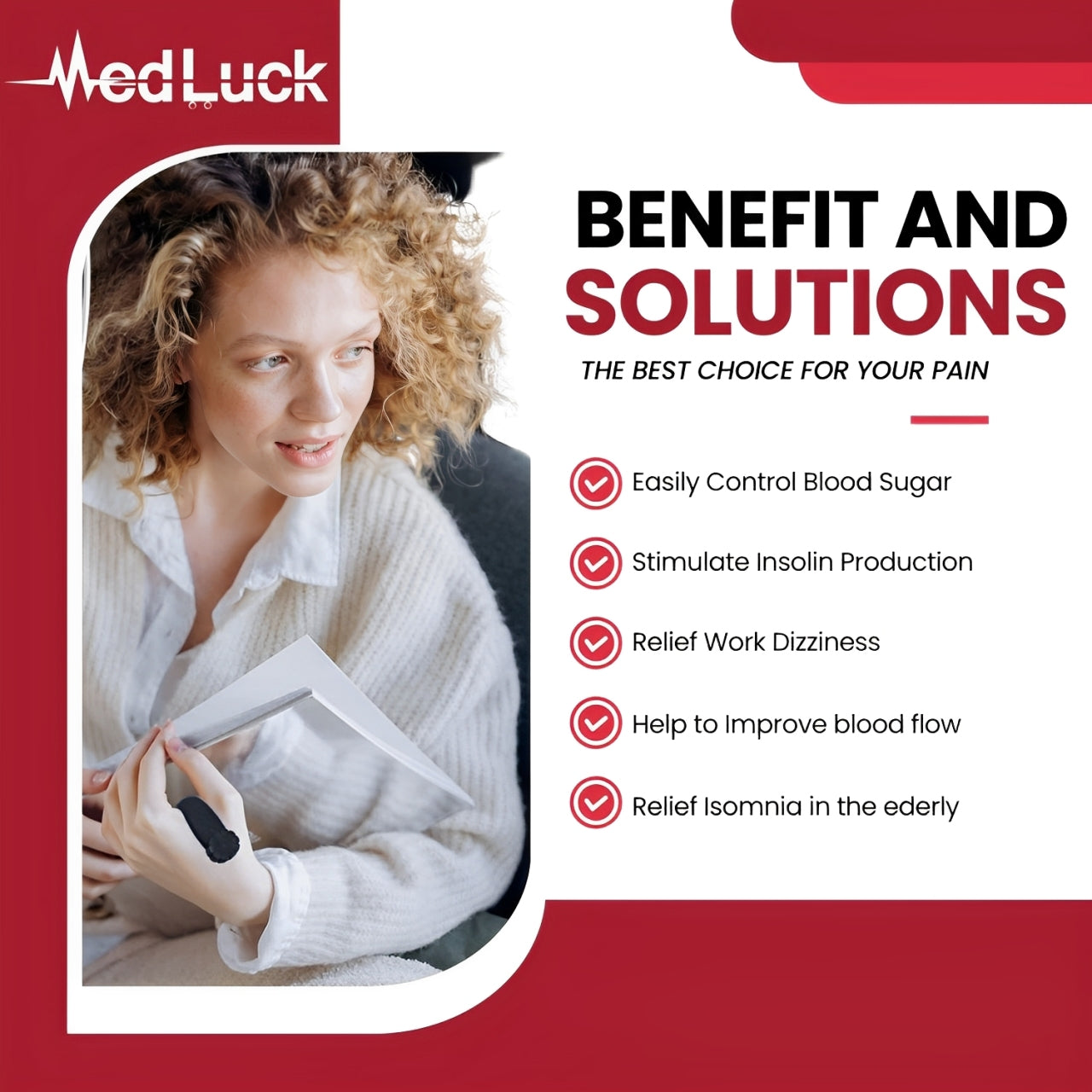 Sugar Control LI4 Acupressure Point Clip