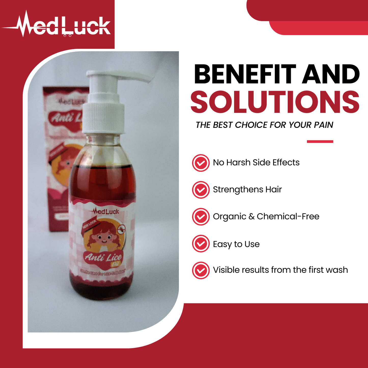 Medluck Organic Anti lice Oil