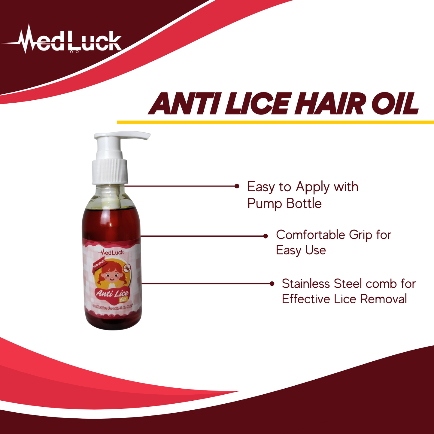 Medluck Organic Anti lice Oil