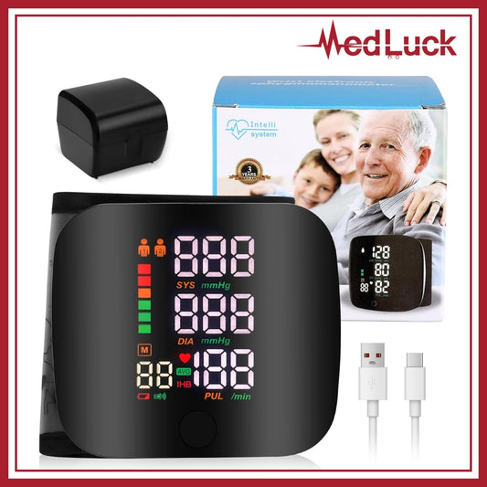 Blood Pressure Monitors, Automatic Wrist Blood Pressure Monitors with LCD Touch Screen