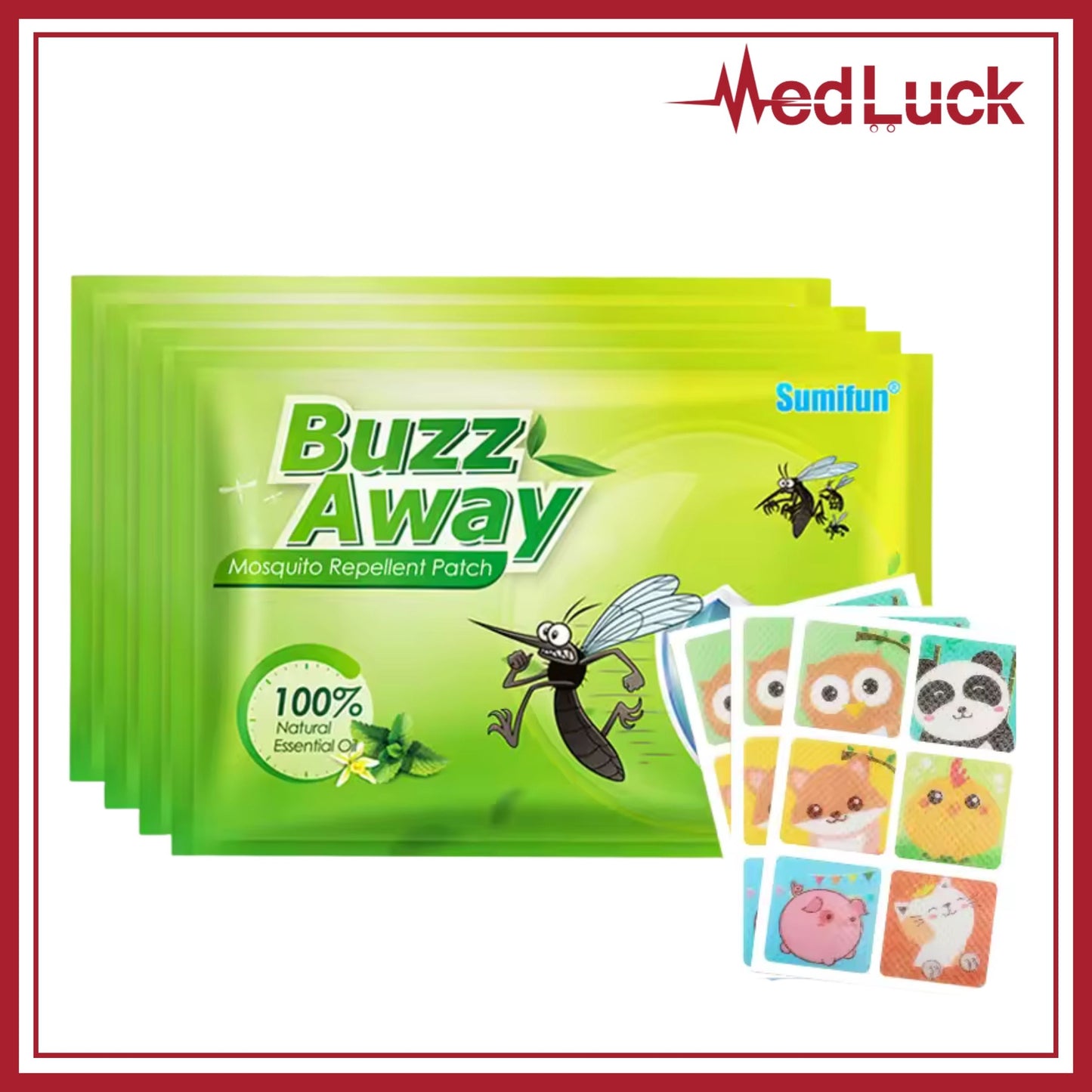 New Adult Children Cartoon Mosquito Repellent Patch Mint Extract Prevent Insects