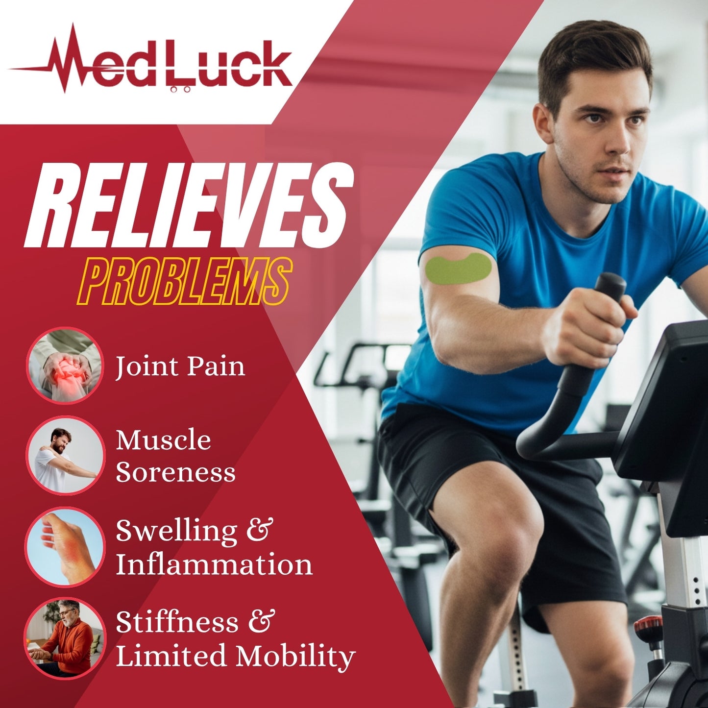 Medluck's PAIN RELIEF PATCHES