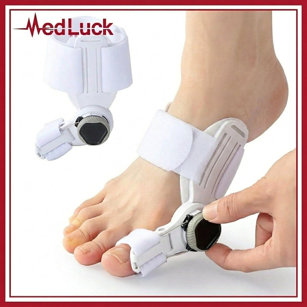 Medluck' Bunion Corrector Kit with Toe Separator for Bunion Relief, Day Night Support Orthopedic Bunion Toe Straightener,