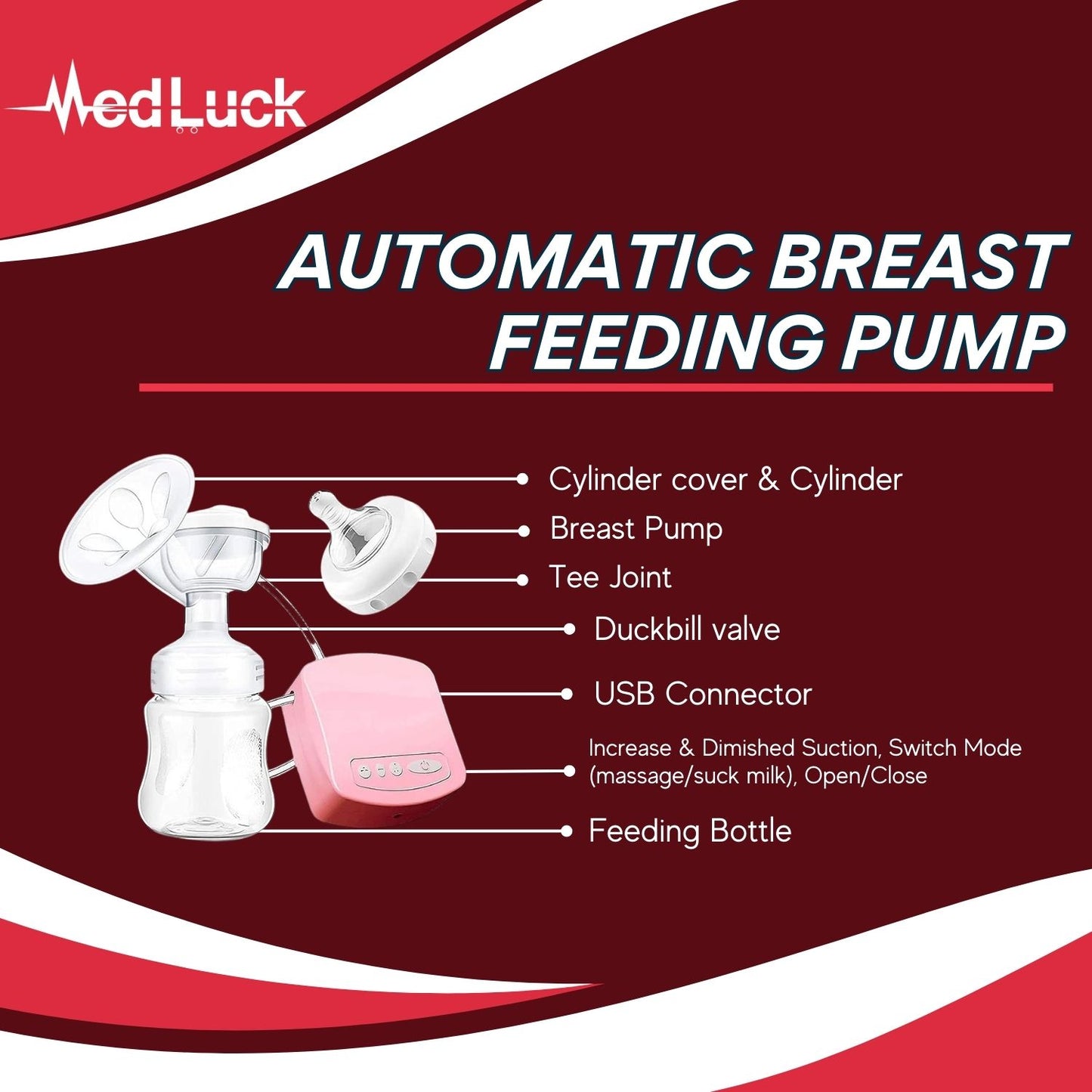 Medluck's Electric Smart Breast Pump