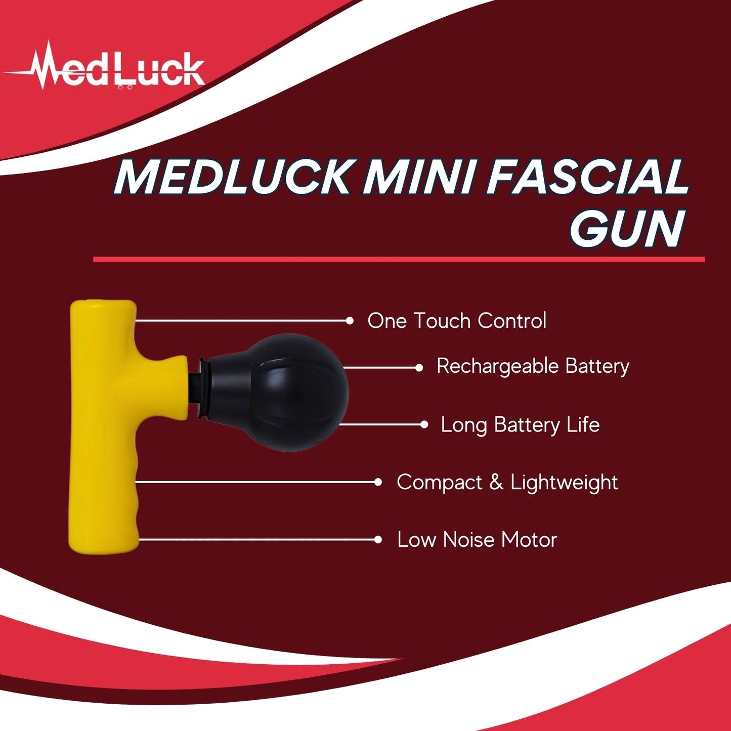 Medluck's Mini Fascial Gun Deep Muscle Massager